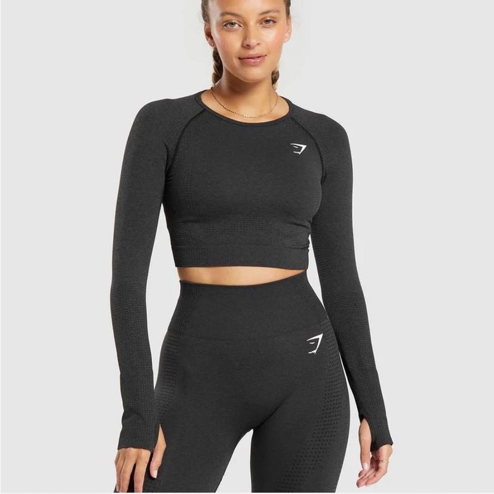 VITAL SEAMLESS 2.0 LONG SLEEVE CROP TOP